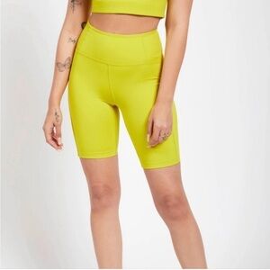Girlfriend Collective Green Bike Shorts Performance Fit XXXL